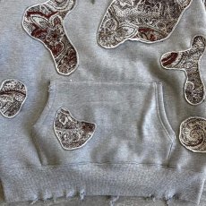 画像6: ＴＷＲリメイク　パッチワークプルーオーバーパーカー (6)