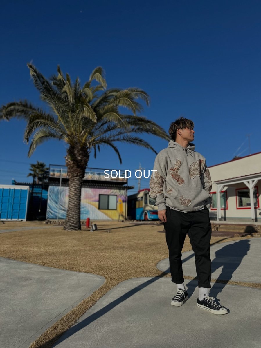 画像8: ＴＷＲリメイク　パッチワークプルーオーバーパーカー (8)