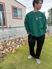 画像4: TWRオリジナル  ペイズリー柄 Circle Logo クルーネックスウェットシャツ (4)