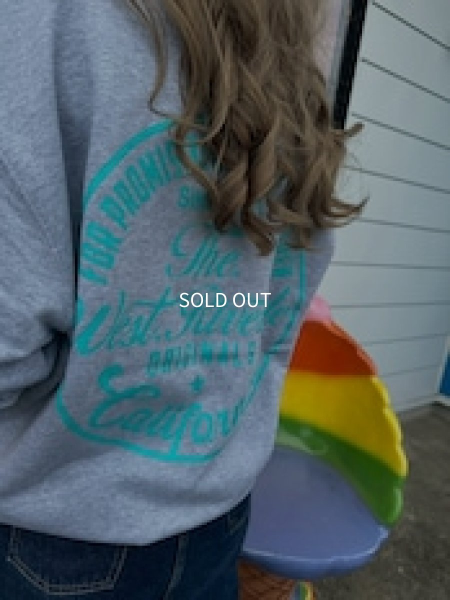 画像1: TWRオリジナル　サークルロゴティファニーブルークルーネックスウェット (1)