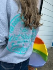 画像1: TWRオリジナル　サークルロゴティファニーブルークルーネックスウェット (1)