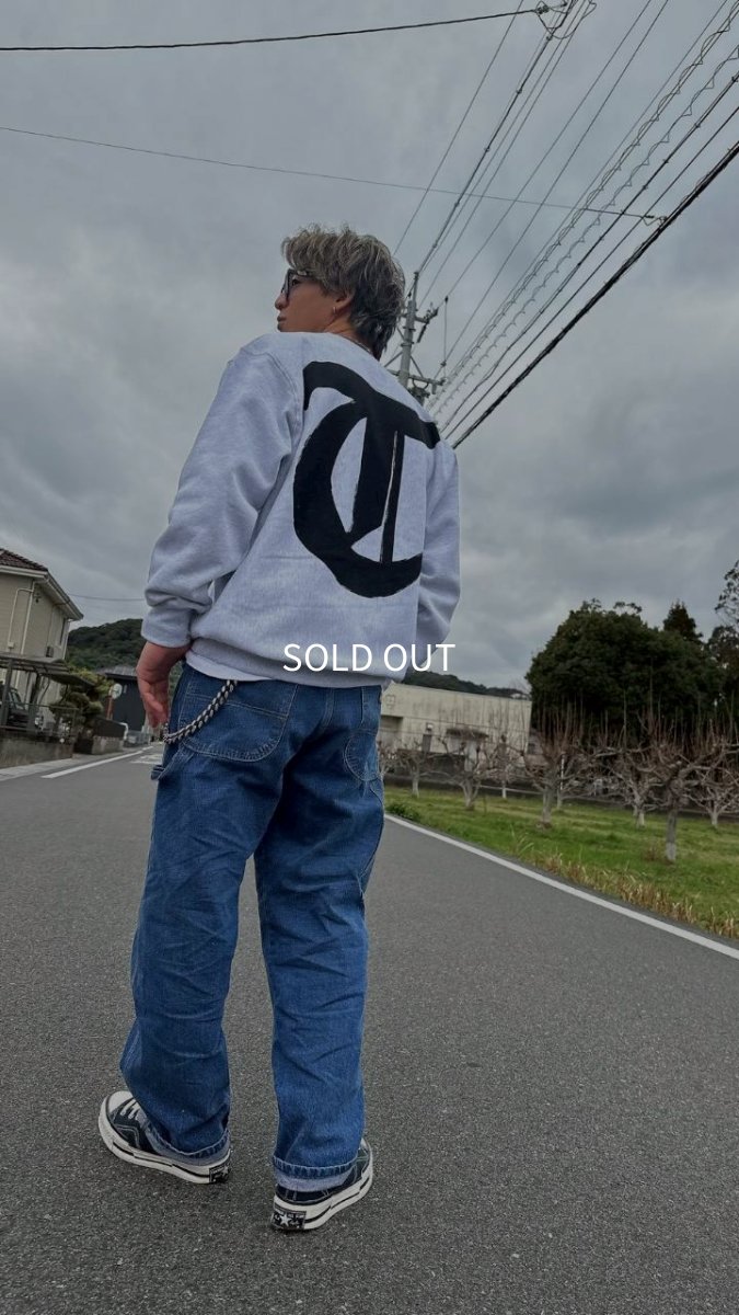 画像5: 筆文字クルーネックスウェット (5)