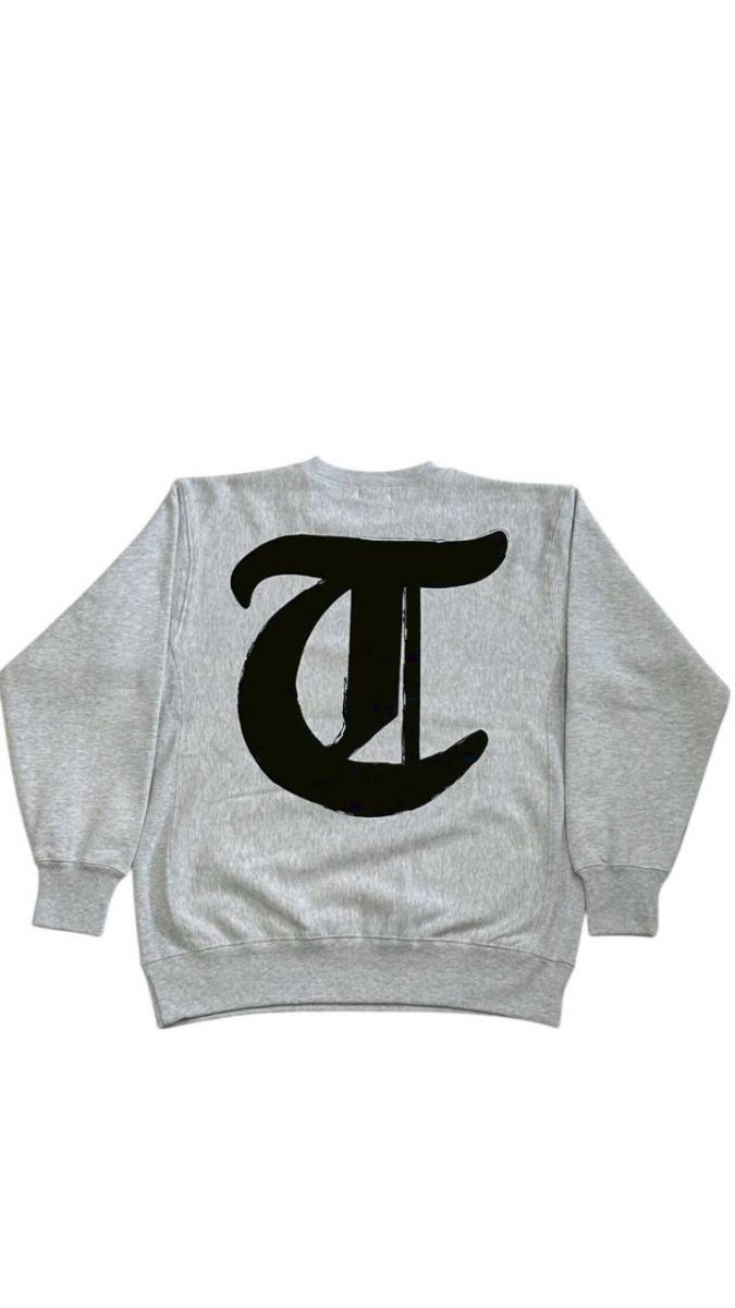 画像2: 筆文字クルーネックスウェット (2)