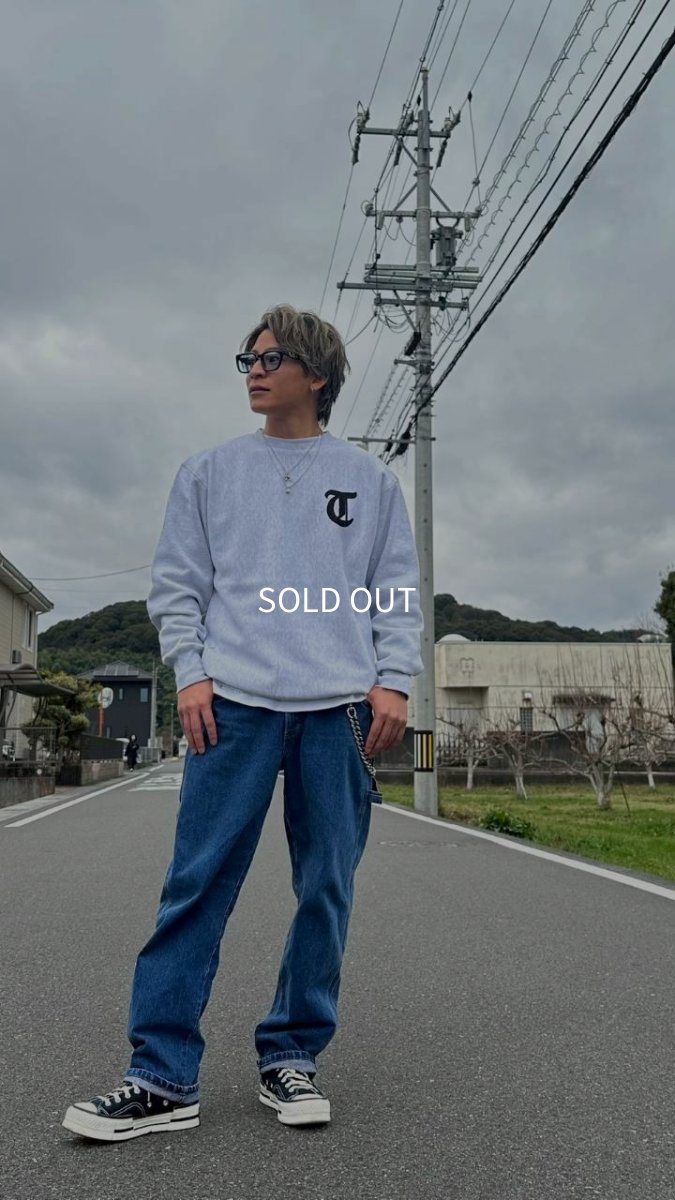 画像6: 筆文字クルーネックスウェット (6)