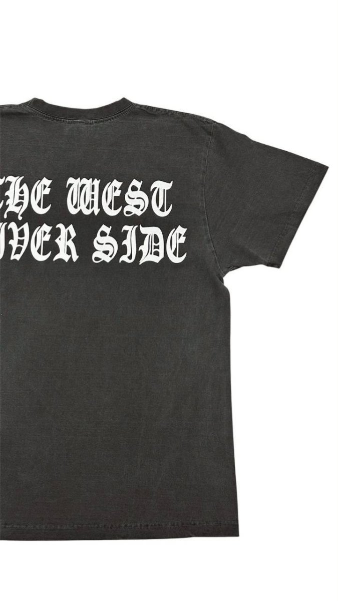 画像1: 花文字半袖Tシャツ (1)