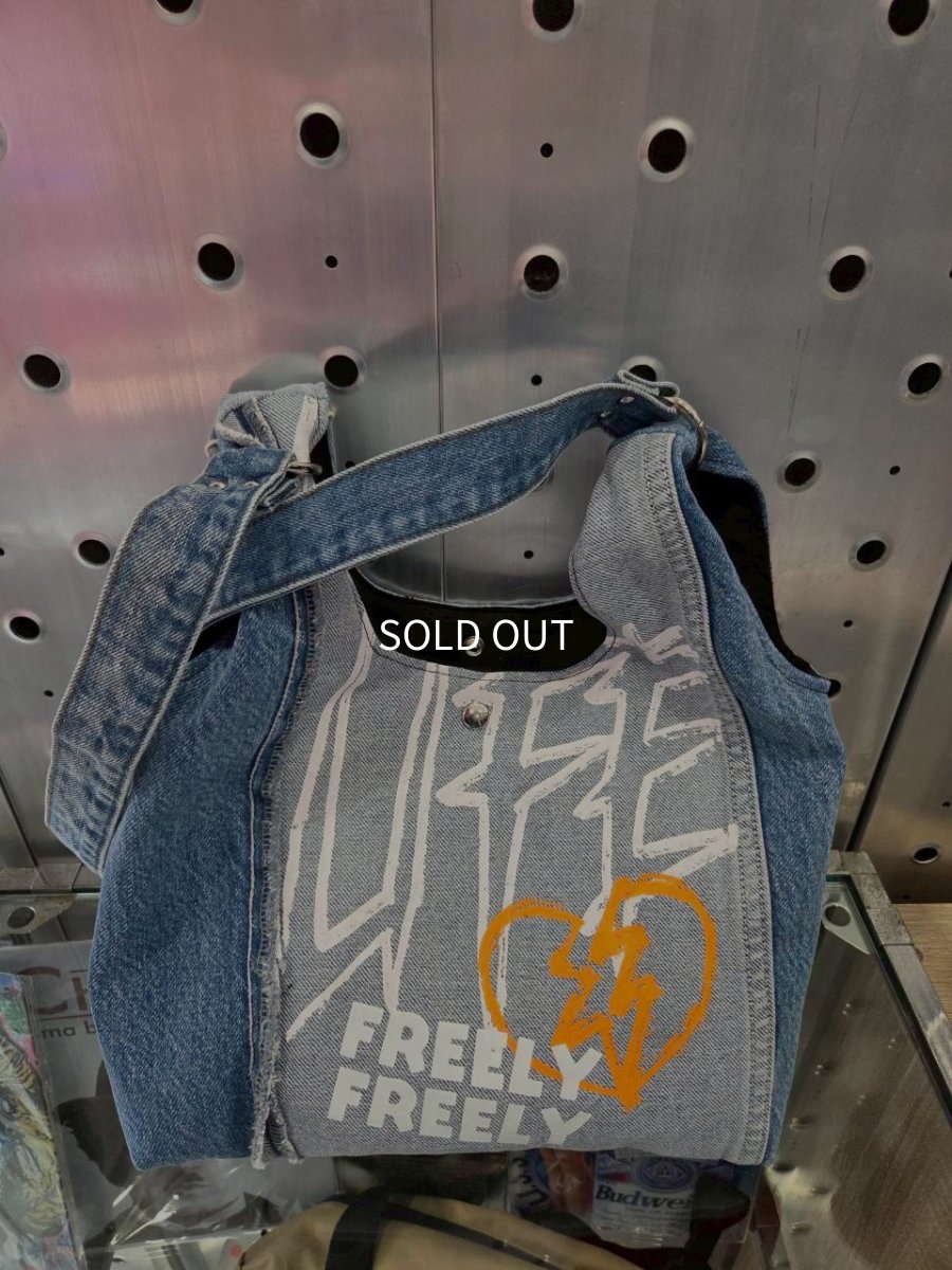 画像1: TWR×FREELY　デニムワンショルダーバッグ (1)