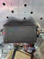 画像2: TWR×FREELY　ブラックデニムペイントショルダーバッグ (2)