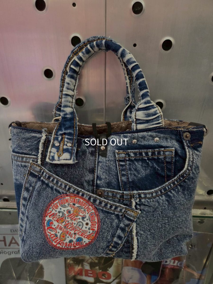 画像2: TWR×FREELY　デニムストラップミニバッグ (2)