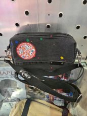 画像1: TWR×FREELY　ブラックデニムペイントショルダーバッグ (1)