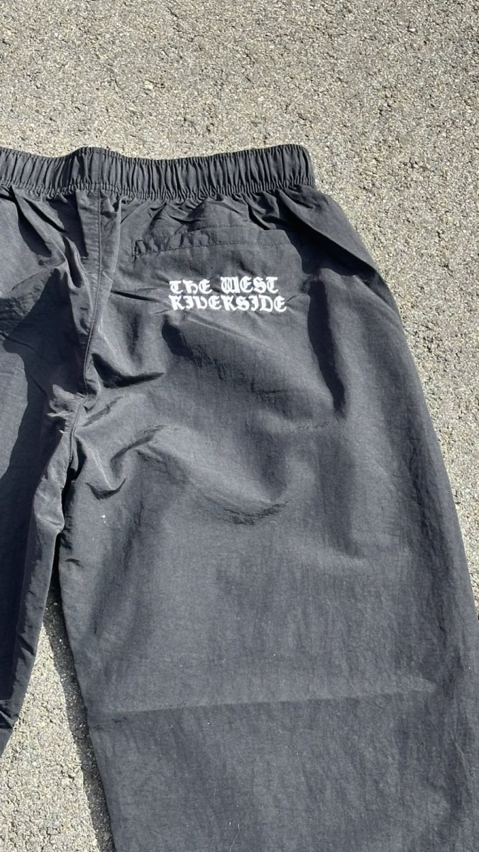 画像6: 刺繍ロゴナイロンパンツ (6)