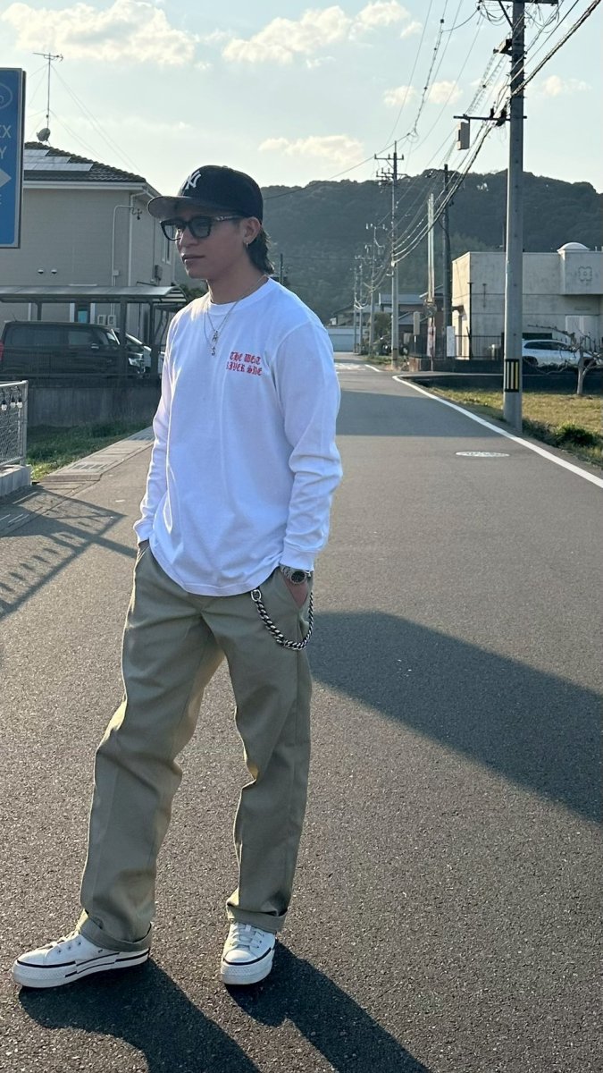 画像4: 花文字ロングTシャツ (4)