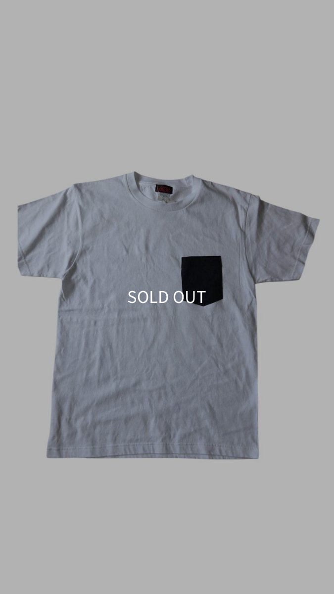 画像1: ペイズリーポケット半袖Tシャツ (1)