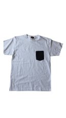 画像1: ペイズリーポケット半袖Tシャツ (1)