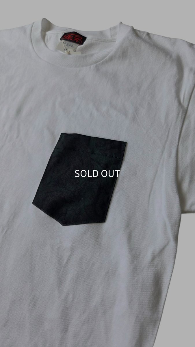 画像2: ペイズリーポケット半袖Tシャツ (2)