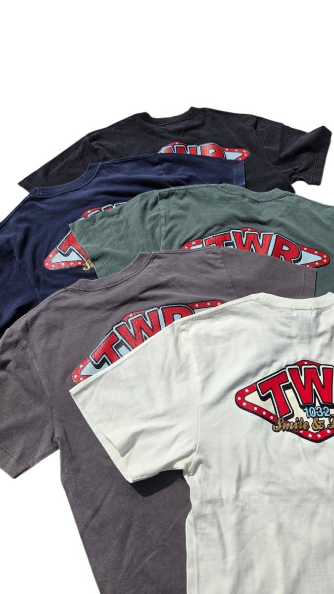 画像1: TWRクラックプリントTシャツ (1)