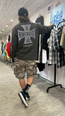 画像6: クロスプリントロングスリーブTシャツ (6)