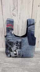 画像3: TWR×FREELY　ダメージデニムマルシェBAG (3)