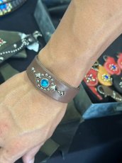 画像3: TWR STUDS LEATHER BRACELET (3)