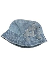 画像1: TWRリメイク　デニムクロスパッチバケットハット (1)