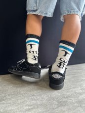 画像3: ＴＷＲオリジナル　花文字入りラインソックス (3)