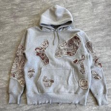 画像1: ＴＷＲリメイク　パッチワークプルーオーバーパーカー (1)