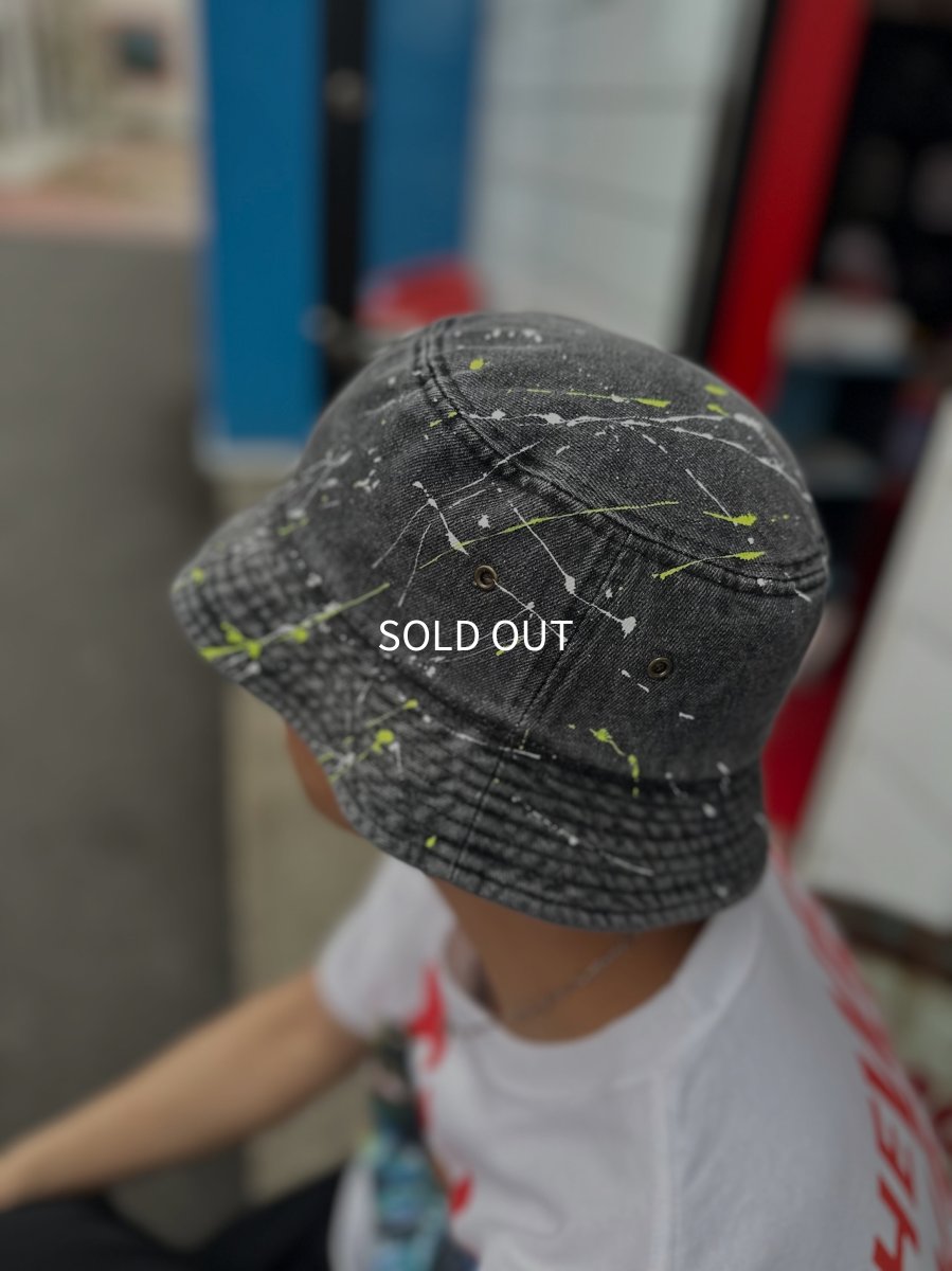 画像3: ＴＷＲオリジナル　スプラッシュペイントデニムハット (3)