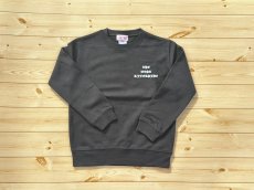 画像4: ＴＷＲオリジナル　【ＫＩＤＳ】花文字ロゴクルーネック　スウェット (4)
