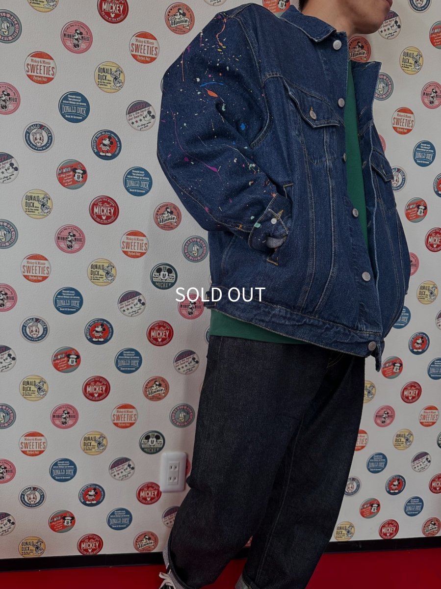 画像4: ＴＷＲリメイク　スプラッシュデニムシャツ (4)