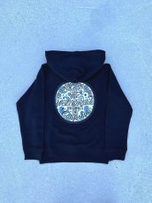 画像4: ＴＷＲオリジナル　【ＫＩＤＳ】ペイズリー柄ｃｉｒｃｌｅＬｏｇｏジップパーカー (4)