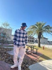 画像3: TWRリメイク　デニムクロスパッチバケットハット (3)