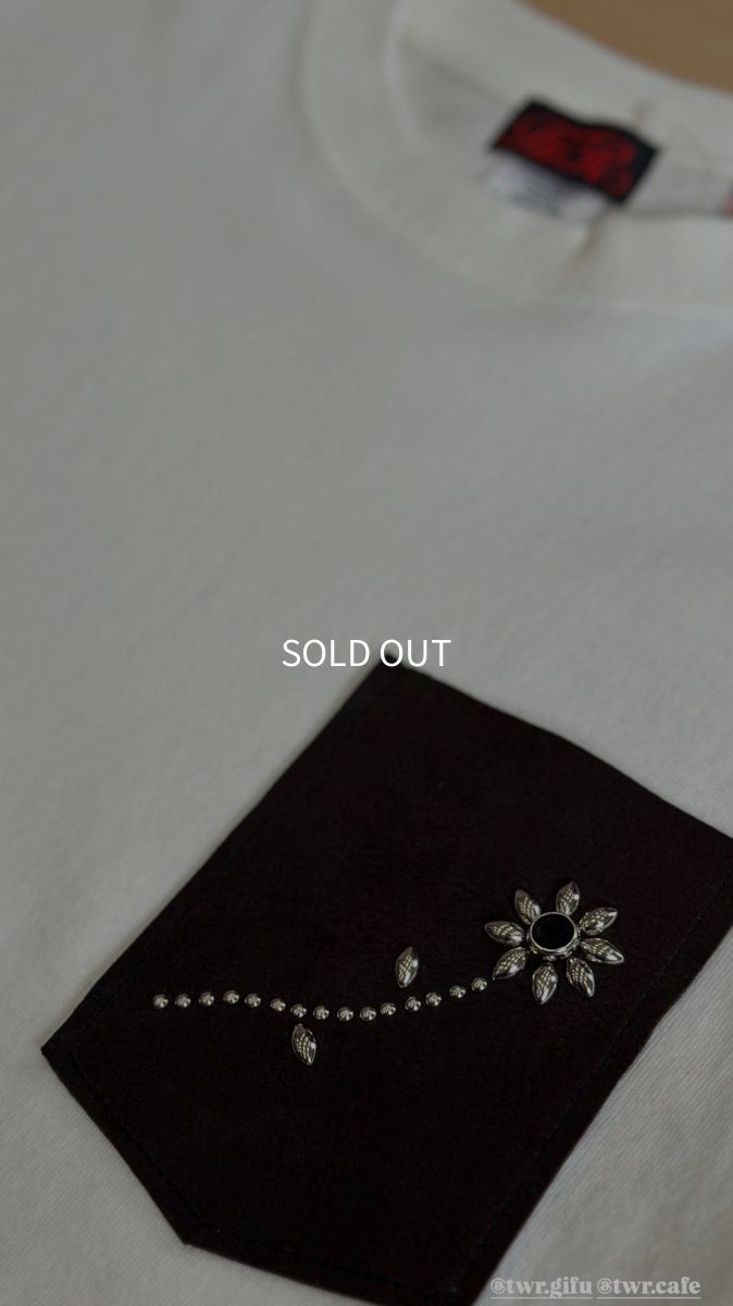 画像6: ＴＷＲオリジナル　スタッズレザーポケットＴシャツ (6)