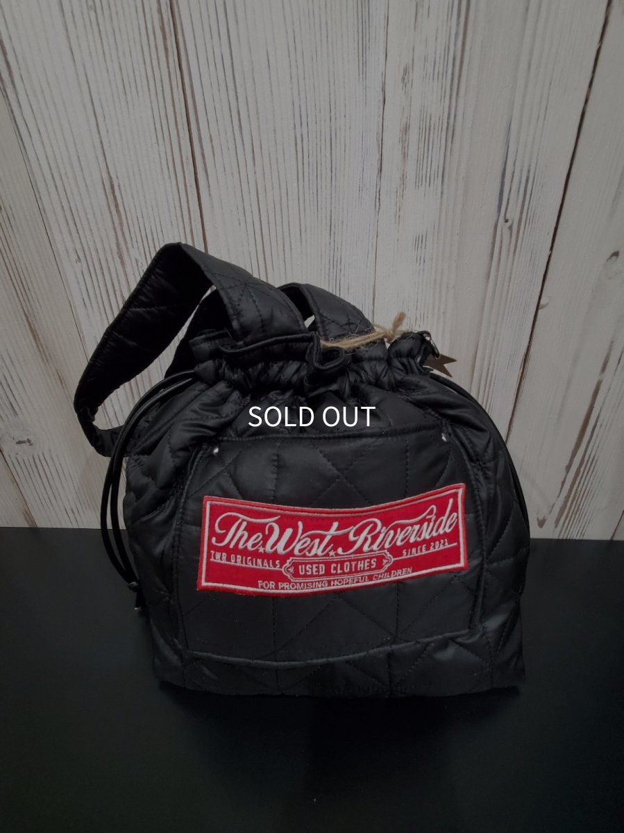 画像1: TWR×FREELY　キルティング巾着ＢＡＧ（大） (1)