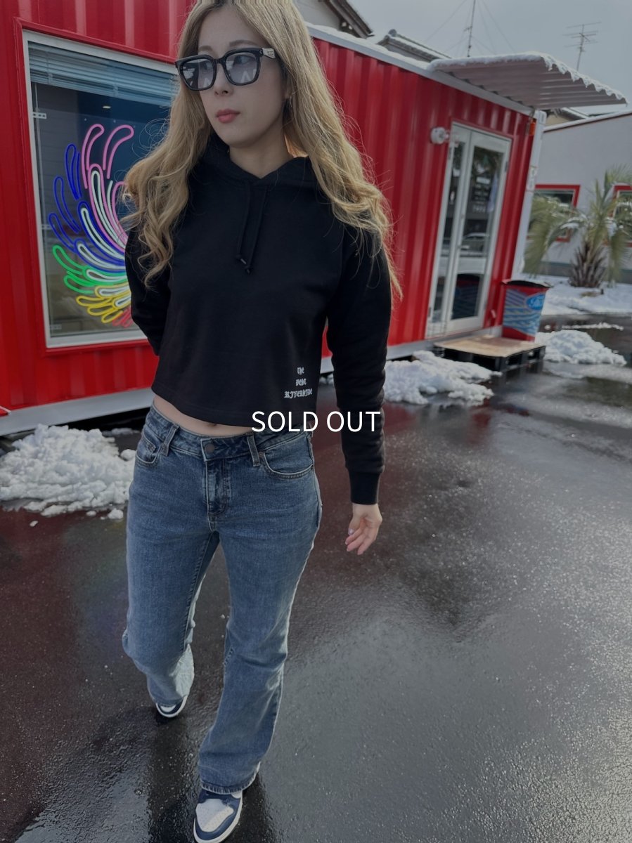 画像1: ＴＷＲリメイク　短丈ＴＷＲロゴフーディー (1)