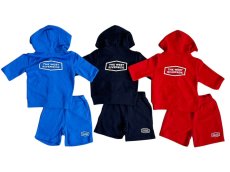 画像1: ＴＷＲオリジナル　【ＫＩＤＳ】　ＴＨＥ　ＷＥＳＴ　ＲＩＶＥＲＳＩＤＥ　半袖パーカー (1)