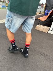 画像4: ＴＷＲオリジナル　花文字入りラインソックス (4)