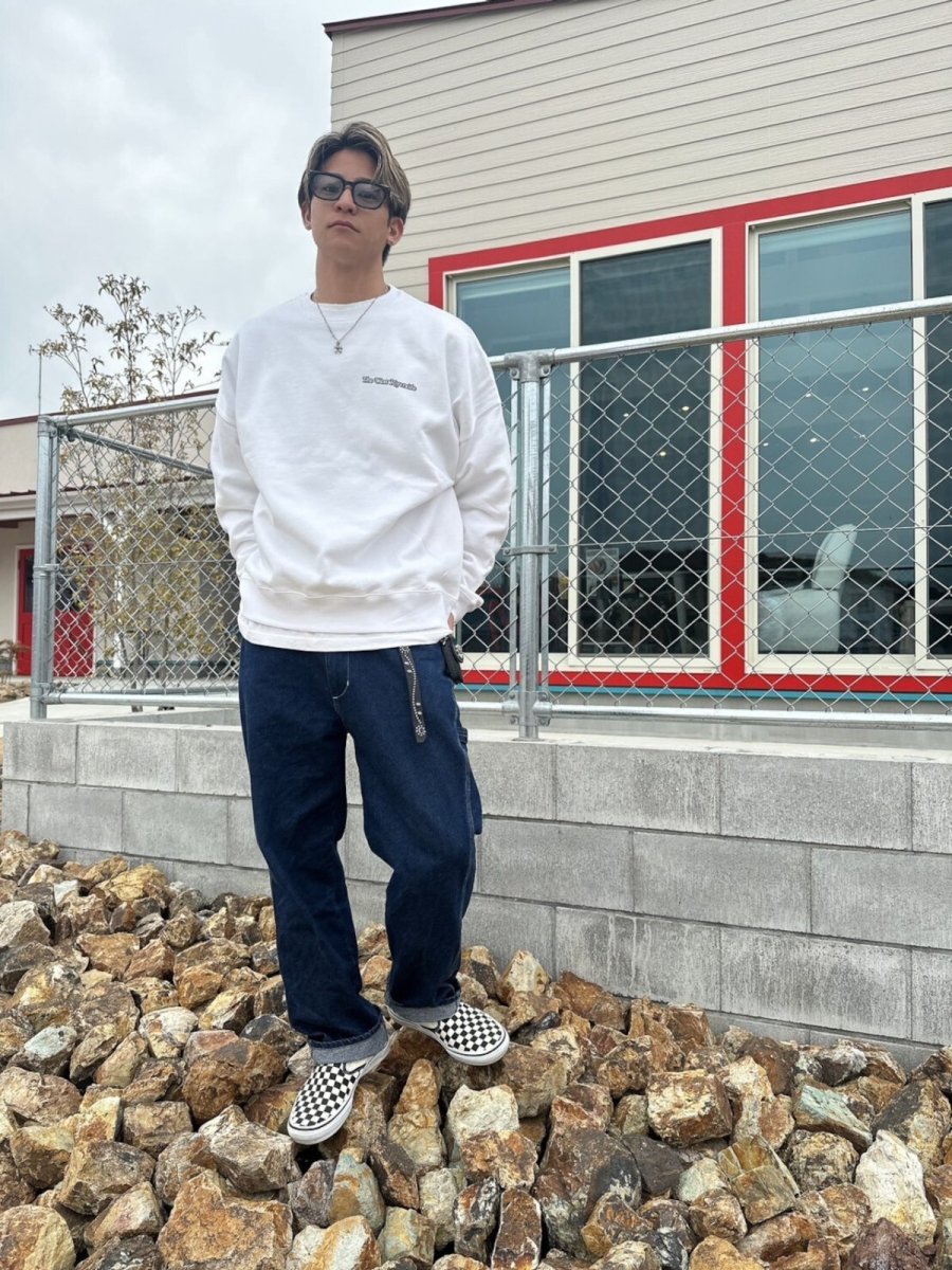 画像2: ＴＷＲオリジナル　ＴＨＥ　ＷＥＳＴ　ＲＩＶＥＲＳＩＤＥクルーネックスウェット (2)