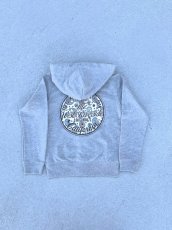 画像2: ＴＷＲオリジナル　【ＫＩＤＳ】ペイズリー柄ｃｉｒｃｌｅＬｏｇｏジップパーカー (2)