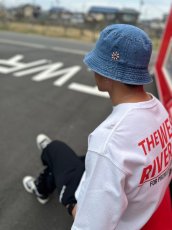 画像1: ＴＷＲオリジナル　花スタッズデニムバケットハット (1)