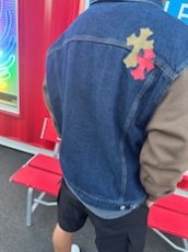 画像4: TWRREMAKE デニムジャケット (4)