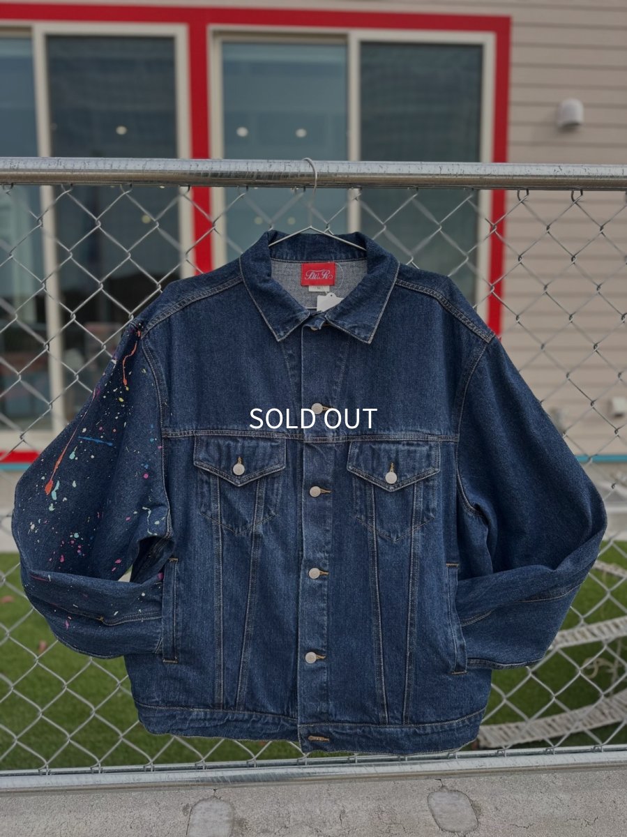 画像1: ＴＷＲリメイク　スプラッシュデニムシャツ (1)