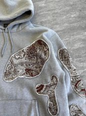 画像3: ＴＷＲリメイク　パッチワークプルーオーバーパーカー (3)