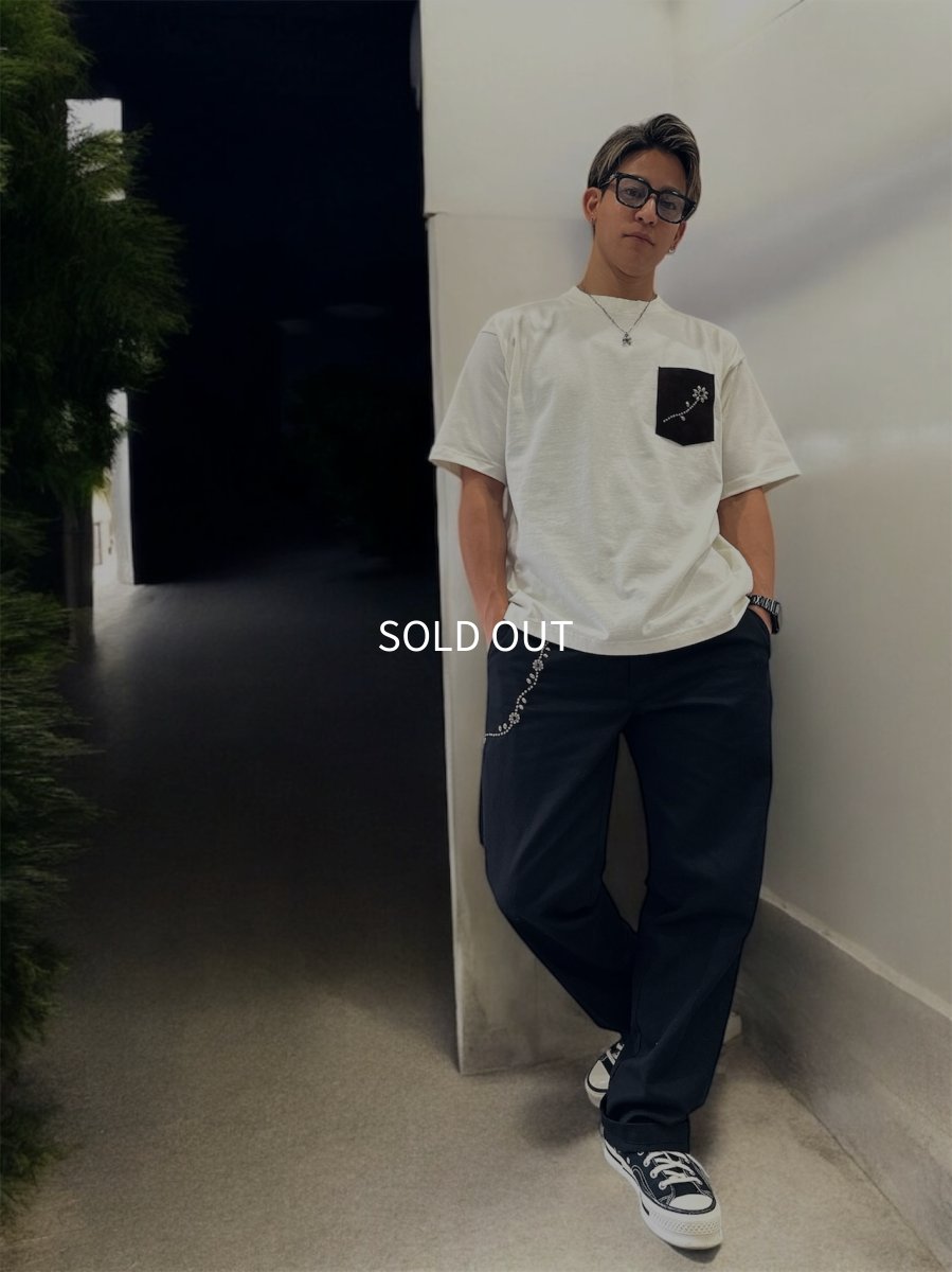 画像3: ＴＷＲオリジナル　スタッズレザーポケットＴシャツ (3)