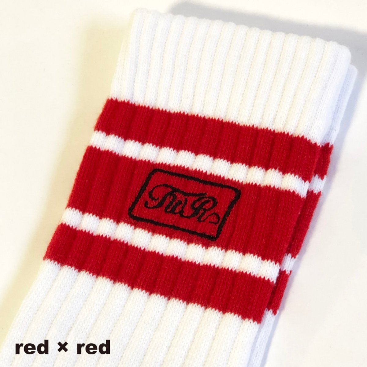 画像12: ＴＷＲオリジナル　ＴＷＲ刺繍クルーソックス【メンズ】【レディース】 (12)