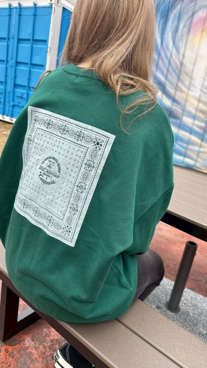 画像15: TWRバンダナ柄クルーネックスウェット (15)