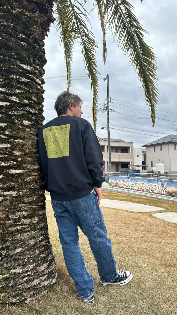 画像16: TWRバンダナ柄クルーネックスウェット (16)