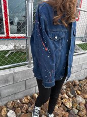 画像3: ＴＷＲリメイク　スプラッシュデニムシャツ (3)