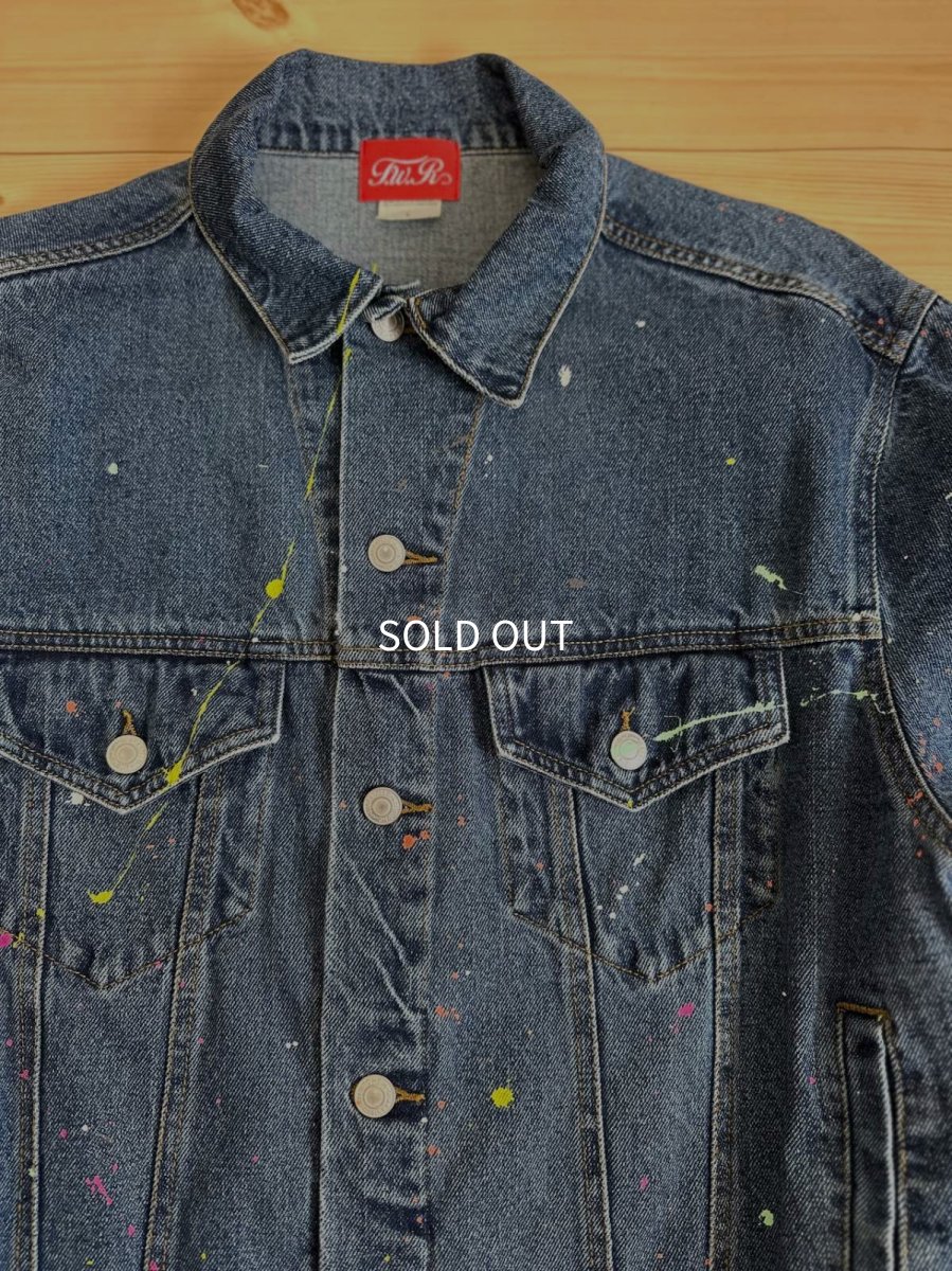 画像3: ＴＷＲオリジナル　スプラッシュデニムジャケット (3)