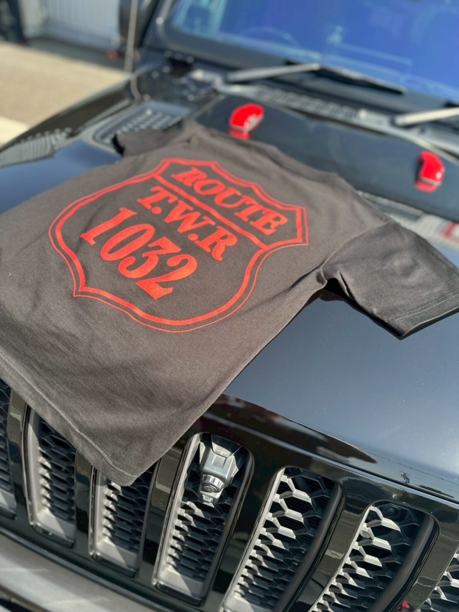 画像1: ＴＷＲオリジナル　ＲＯＵＴＥ　ＴＷＲ１０３２クラックプリントＴシャツ (1)