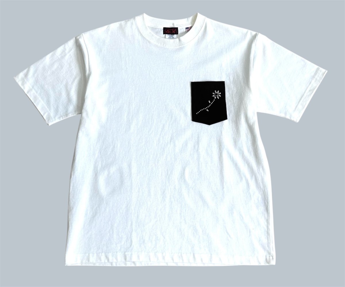 画像1: スタッズレザーポケットＴシャツ (1)