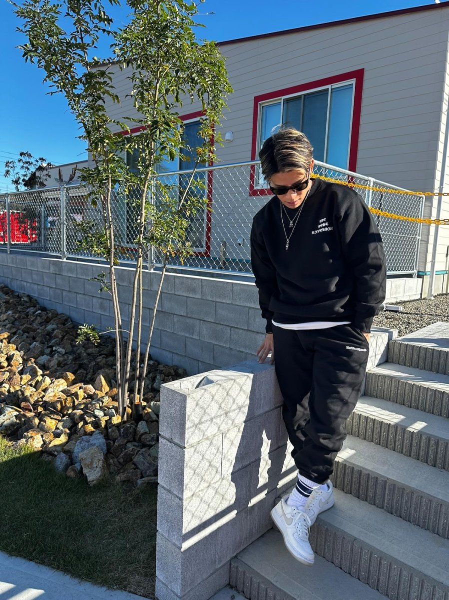 画像2: ＴＷＲオリジナル　花文字ロゴ　ヘヴィーウェイト　クルーネック　スウェット (2)